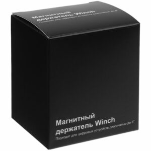 Магнитный держатель для смартфонов Winch, черный — изображение 6