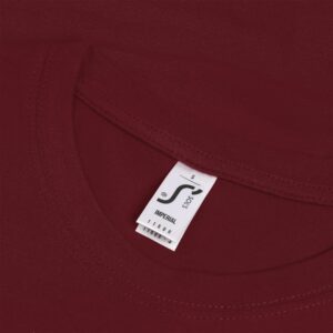 Футболка Imperial 190, гранатово-красная — изображение 3