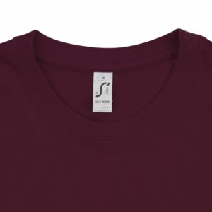 Футболка унисекс Regent 150, бордовая — изображение 3