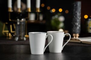Кружка Select, белая с серебристой отводкой — изображение 4