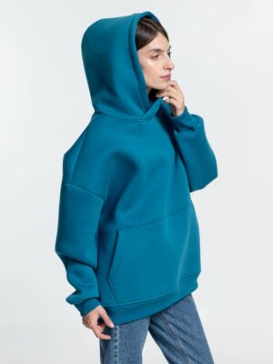 Худи Kulonga Oversize, бирюзовое — изображение 8