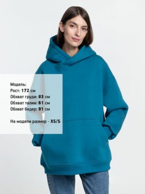 Худи Kulonga Oversize, бирюзовое — изображение 5