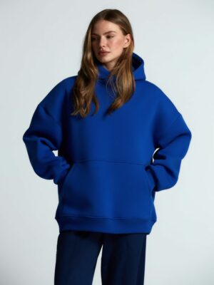Худи Kulonga Oversize, ярко-синее — изображение 8