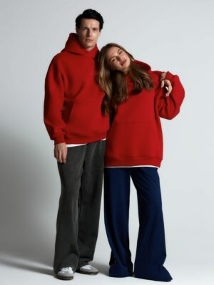 Худи Kulonga Oversize, красное — изображение 15