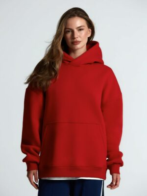 Худи Kulonga Oversize, красное — изображение 6