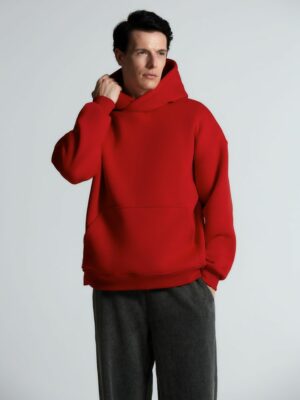 Худи Kulonga Oversize, красное — изображение 11