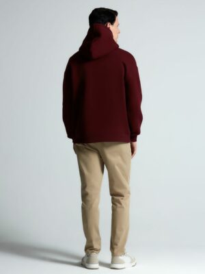Худи Kulonga Oversize, бордовое — изображение 9
