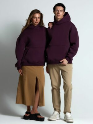Худи Kulonga Oversize, фиолетовое — изображение 15