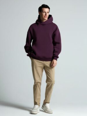 Худи Kulonga Oversize, фиолетовое — изображение 12