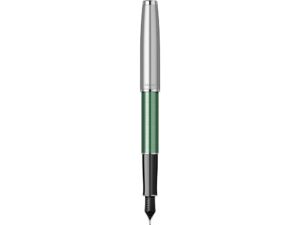 Перьевая ручка Parker Sonnet Essentials Green SB Steel CT, перо: F, цвет чернил: black, в подарочной упаковке. — изображение 2