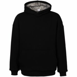 Худи Furry Oversize, черное — изображение 2