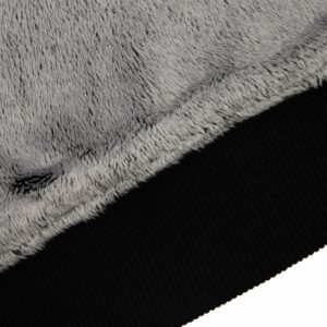 Худи Furry Oversize, черное — изображение 5