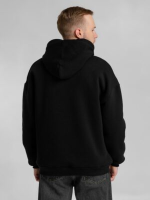Худи Furry Oversize, черное — изображение 12