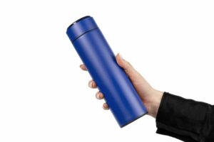 Смарт-бутылка с заменяемой батарейкой Long Therm, синяя — изображение 7