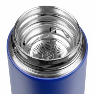 Смарт-бутылка с заменяемой батарейкой Long Therm, синяя — изображение 4