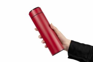 Смарт-бутылка с заменяемой батарейкой Long Therm, красная — изображение 7