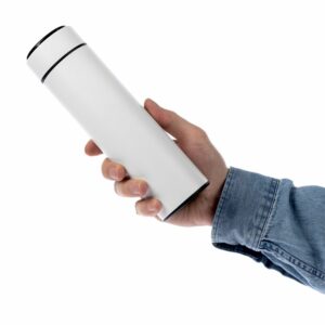Смарт-бутылка с заменяемой батарейкой Long Therm, белая — изображение 7