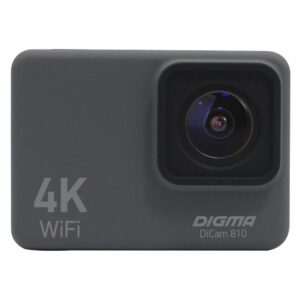 Экшн-камера Digma DiCam 810, серая — изображение 2