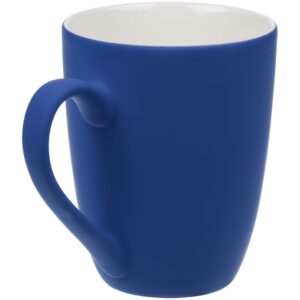 Кружка Good Morning с покрытием софт-тач, ver.2, синяя — изображение 2