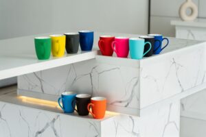 Кружка Good Morning с покрытием софт-тач, коричневая — изображение 4