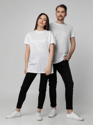 Футболка унисекс для сублимации Paint Tee, белая — изображение 12
