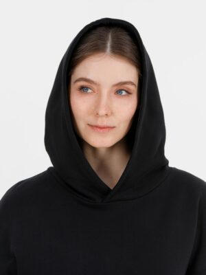 Худи оверсайз унисекс Outshine, черное — изображение 12