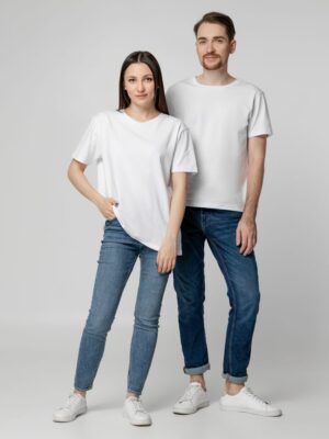 Футболка унисекс Tervu, белая — изображение 11