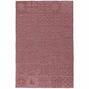 Плед Ornamental, бордовый — изображение 2