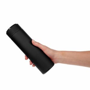 Смарт-бутылка с заменяемой батарейкой Long Therm Soft Touch, черная — изображение 7