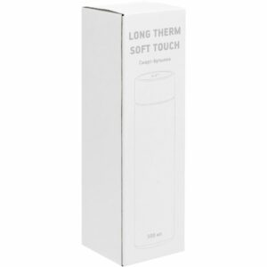 Смарт-бутылка с заменяемой батарейкой Long Therm Soft Touch, красная — изображение 10