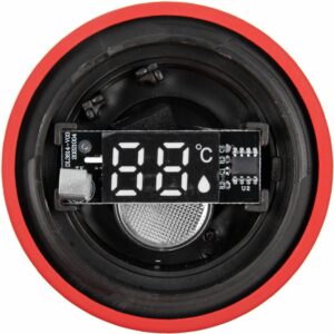 Смарт-бутылка с заменяемой батарейкой Long Therm Soft Touch, красная — изображение 11