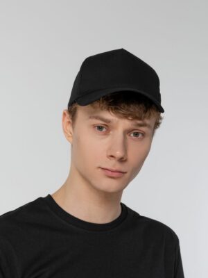 Бейсболка Promo, черная — изображение 4