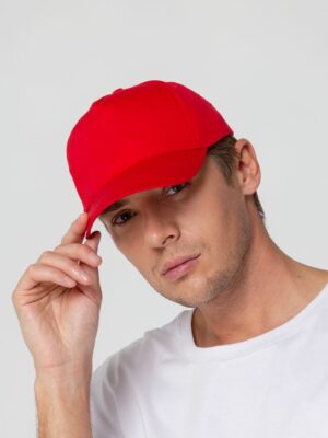 Бейсболка Promo, красная — изображение 7