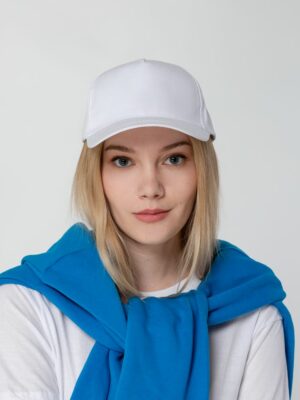 Бейсболка Promo, белая — изображение 4