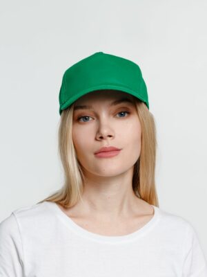 Бейсболка Promo, зеленая — изображение 3