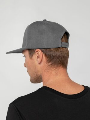 Бейсболка Snapback с прямым козырьком, серая — изображение 5