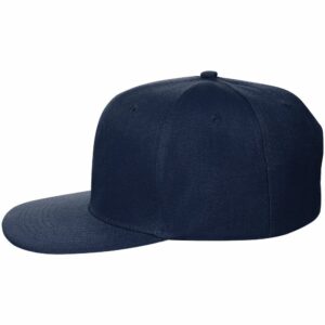 Бейсболка Snapback с прямым козырьком, темно-синяя — изображение 2