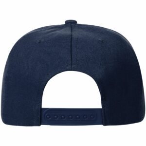 Бейсболка Snapback с прямым козырьком, темно-синяя — изображение 3