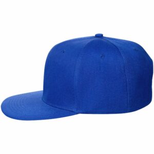 Бейсболка Snapback с прямым козырьком, ярко-синяя — изображение 2
