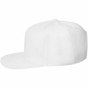 Бейсболка Snapback с прямым козырьком, белая — изображение 2