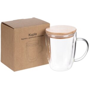 Кружка с двойными стенками Kupla с бамбуковой крышкой — изображение 7