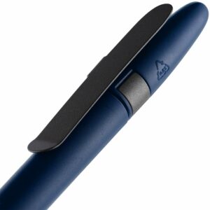 Ручка шариковая Prodir DS5 TSM Metal Clip, синяя с серым — изображение 6