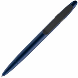 Ручка шариковая Prodir DS5 TSM Metal Clip, синяя с серым — изображение 4