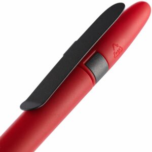 Ручка шариковая Prodir DS5 TSM Metal Clip, красная с серым — изображение 5