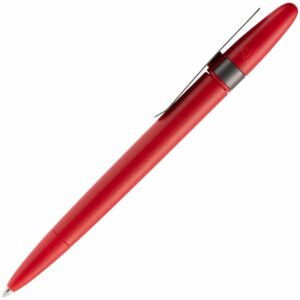 Ручка шариковая Prodir DS5 TSM Metal Clip, красная с серым — изображение 2