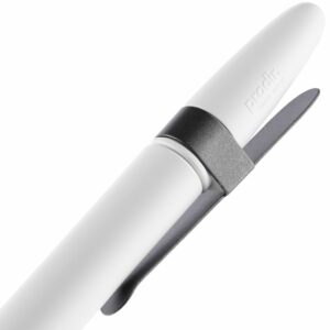 Ручка шариковая Prodir DS5 TSM Metal Clip, белая с серым — изображение 6