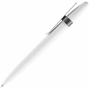 Ручка шариковая Prodir DS5 TSM Metal Clip, белая с серым — изображение 2
