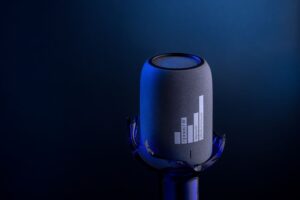 Беспроводная колонка Uniscend Grinder, серая — изображение 9