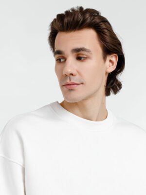 Свитшот оверсайз унисекс True Self, молочно-белый — изображение 8