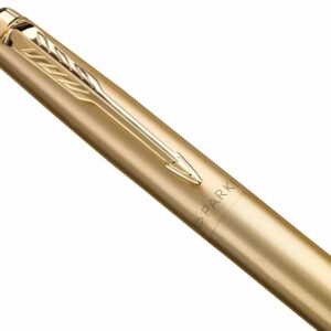 Ручка шариковая Parker Jotter XL Monochrome Gold, золотистая — изображение 2
